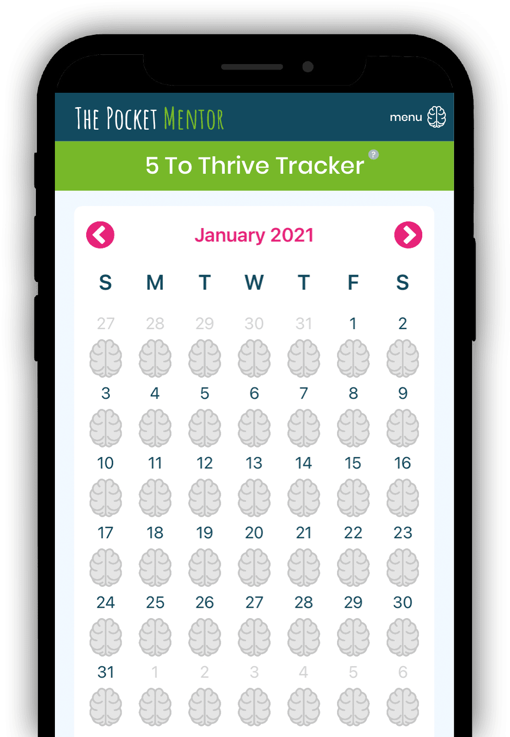 Track your mental strength progress and tree growth